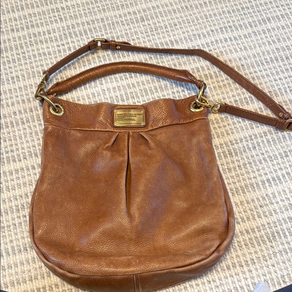 Marc Jacobs Brown Leather Crossbody Bag